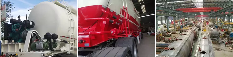 42 CBM Bulk Cement Carrier/Tanker Trailer for Kenya with BPW Axles from China Genron Vehicle