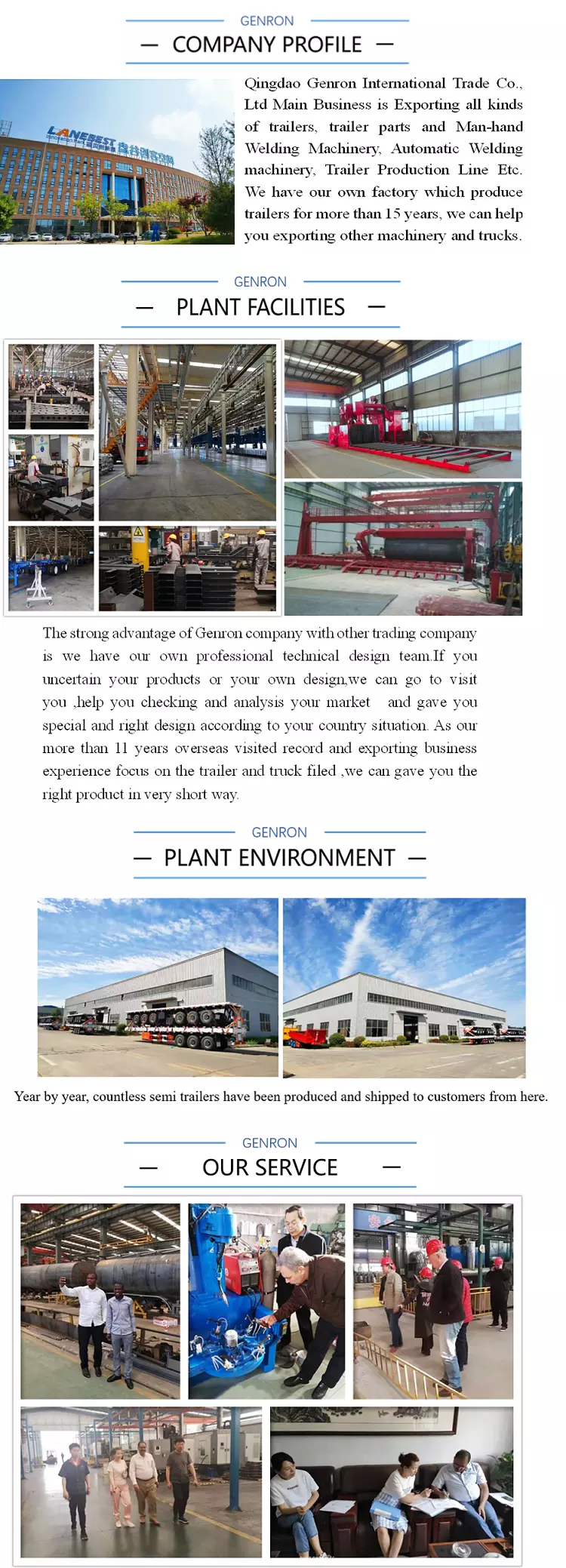 Good Quality 3 Axle 45FT Container Transport Skeleton Semi Trailer