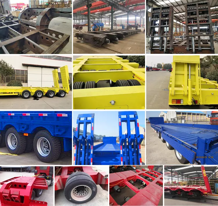 Reliable Chinese Supplier 2 Axles Low Bed Trailer for Sale