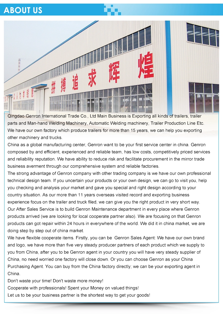 Reliable Chinese Supplier 2 Axles Low Bed Trailer for Sale