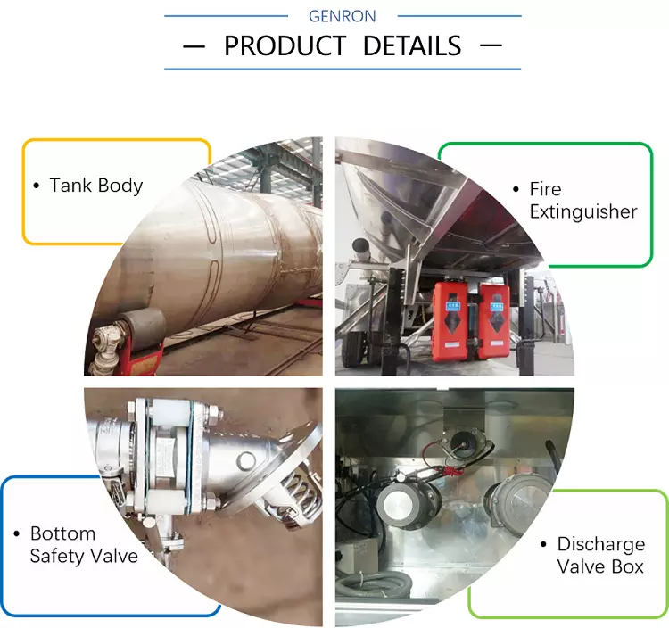 Factory Direct Deal Durable Aluminum Fuel Oil Semi Trailer Tank for Sale