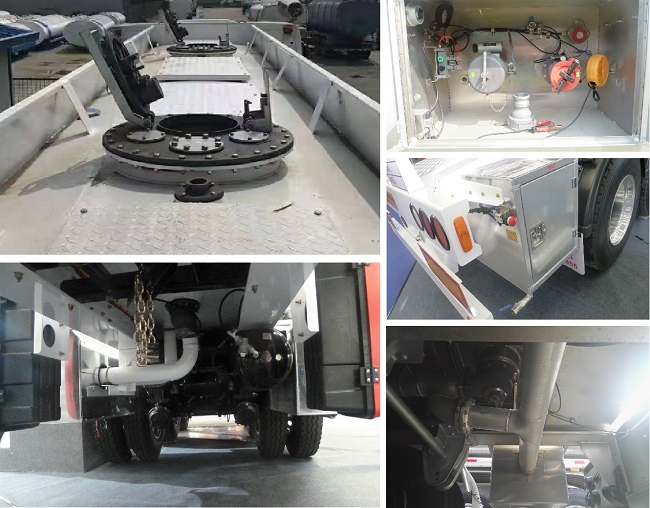 Road Transport Carbon Steel 50000L Water Hauling Tanks Trailers 3