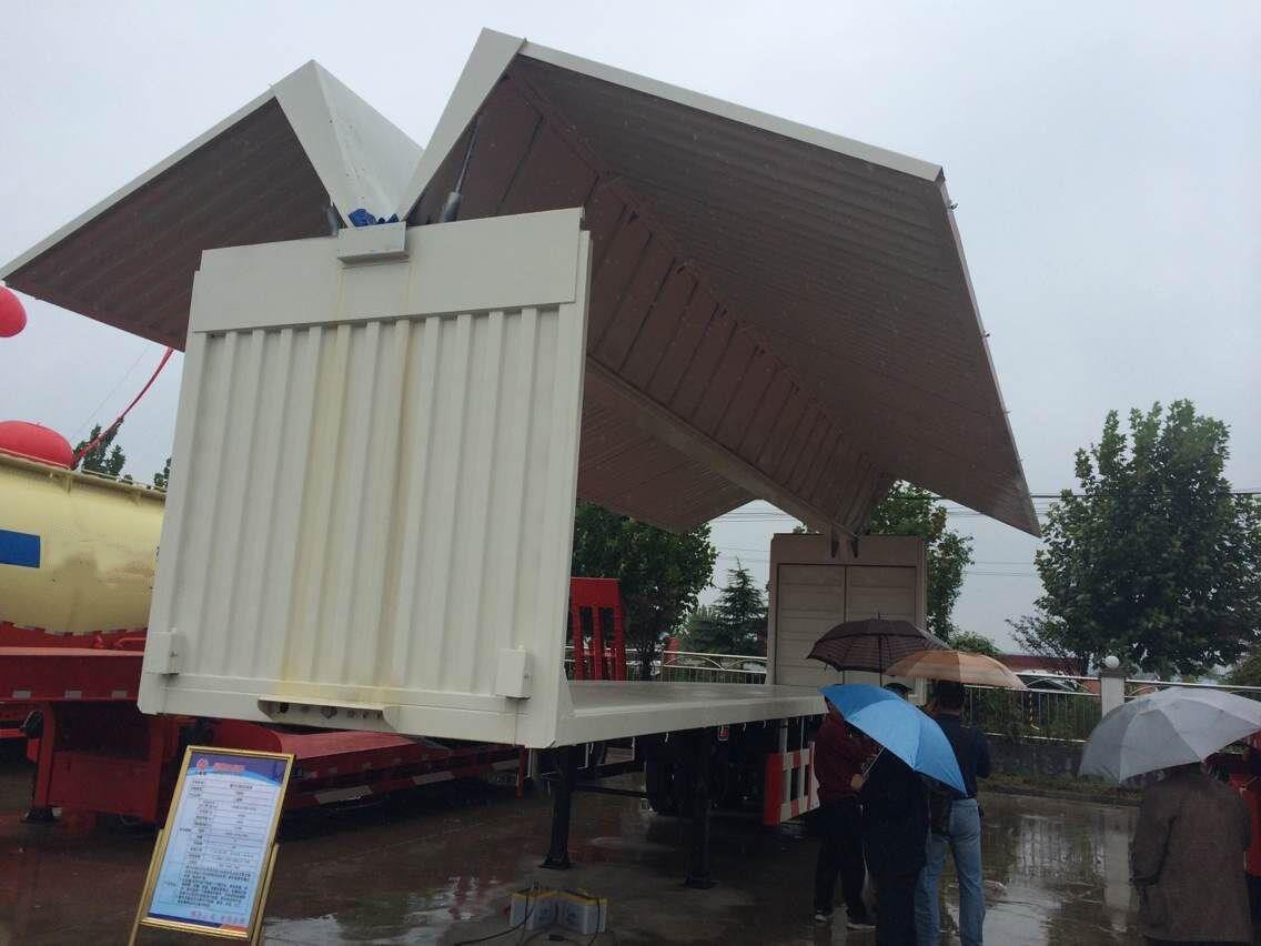 Why is an extra air conditioner installed in the semi-trailer?