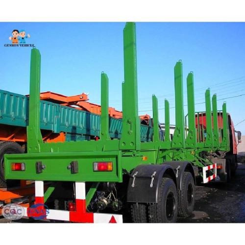 Wooden Stick Transport Truck Trailer