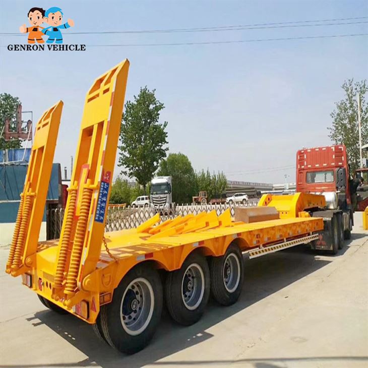 3 Axles/4 Axles Low Bed Semi Trailer