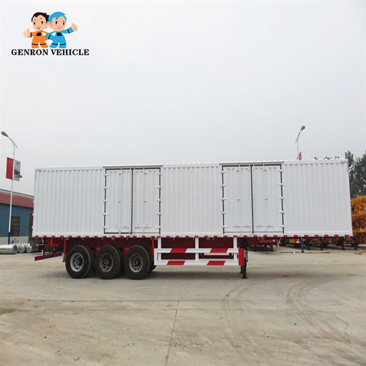3 Axles Box Semi Trailer