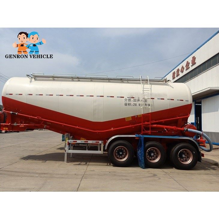 Best 3 Axles Air Suspension Dry Bulk Tank Trailer
