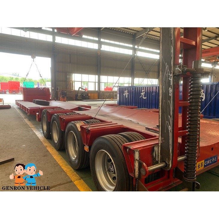 Heavy Duty Low Bed Semi Trailer