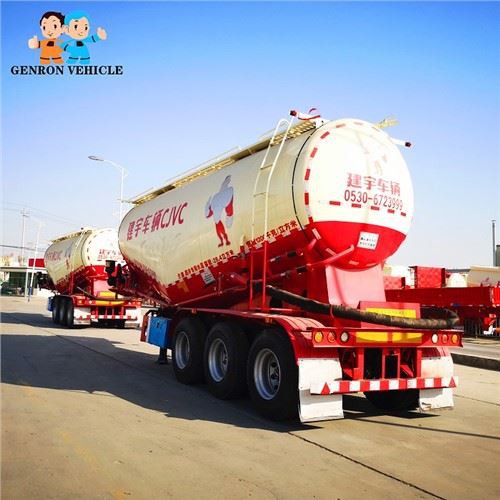3 Axles 45CBM Bulk Cement Tank Trailer