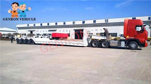 Gooseneck Detachable Low Loader Trailer