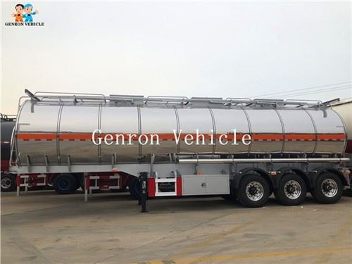 Fuel Tanker Semi Trailer 45000 Liters 3 Axles