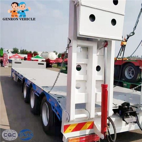 High Strength Steel Lowbed Trailer export to Philippines
