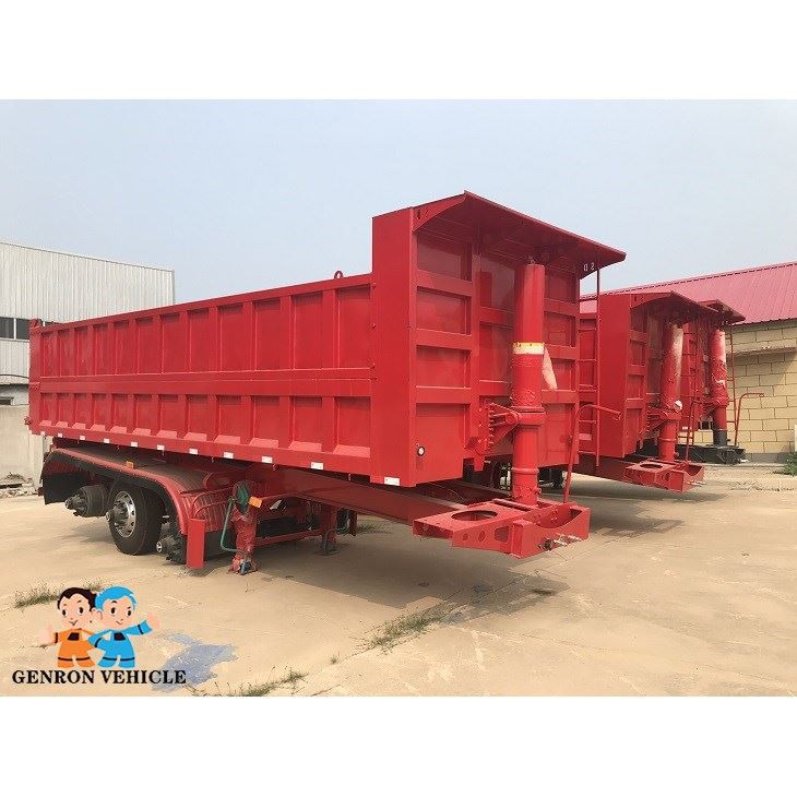 Steel 3 Axles Tipper Semi Trailer