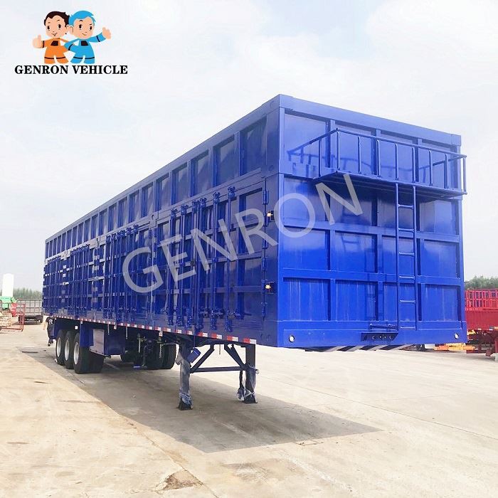 100 Tons Capacity Van Box Semi-trailer