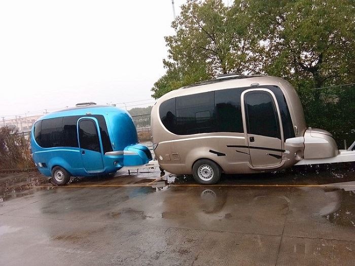 Egg Shape Mini Travel Trailer