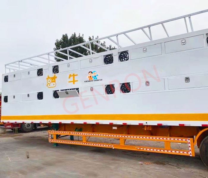 Livestock Transporting Fence Semi Trailer