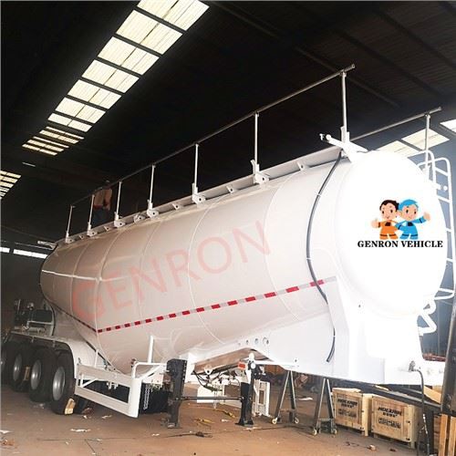 4 Axles Air Suspension Cement Bulk Carrier Trailer