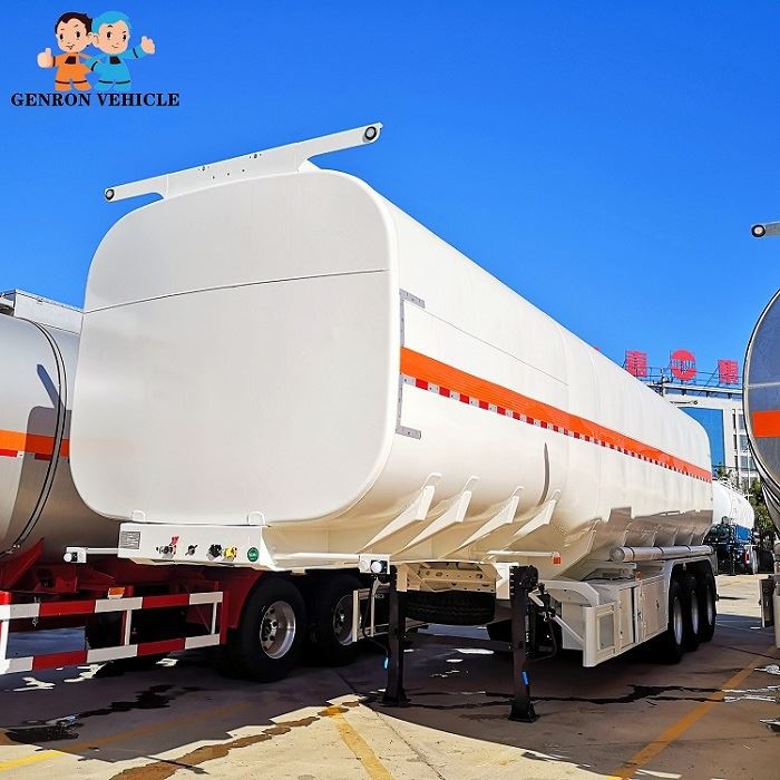 6 Silos Carbon Steel Petrol Tanker Semi Trailer