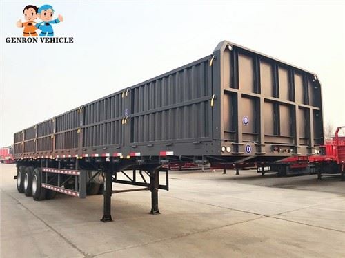 Side Wall Cargo Semi Trailer For 30-50 Tons